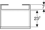 Geberit 501.903.JK.1, Grau, 1 T&uuml;r(en), 1 St&uuml;ck(e), 435 mm, 345 mm, 605 mm - Grau