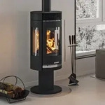 Oranier | Kaminofen | Rota Twist | 5,5 kW | Stahl Schwarz - Schwarz