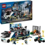 LEGO City Polizeitruck mit Labor, Polizei-Set mit Quad und LKW-Spielzeug f&uuml;r Kinder,