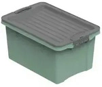Stapelbox DIN A5, 4,5 l COMPACT, Farbe:Gr&uuml;n - Gr&uuml;n