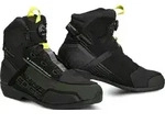 SHIMA Edge Vented Motorrad Schuhe, schwarz/dunkelgr&uuml;n, 41 - Schwarz - 41