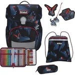 Scout Scout Neo Exklusiv LED - Schulranzen Set 4tlg. - Grau