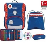 Scout Schulranzen Exklusiv Bundesliga Neo Set 4-teilig Bundesliga blau - Blau