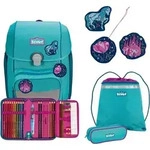 Scout Genius Schulranzen-Set 4 teilig Dreamworld - Blau