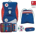 Alpha Exklusiv "Bundesliga" - Schulranzen Set 4tlg. (Bundesliga) - Blau