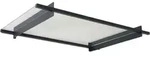 Palram - Canopia Vordach Nancy 2050 Anthrazit 94x206x14 cm - Grau