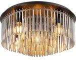 Globo Lighting Deckenleuchte Metall schwarz matt, 5x E27 - Schwarz
