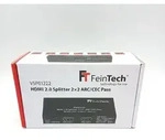 FeinTech HDMI Splitter Audio Video Technologie VSP01222 2 Eing&auml;nge 2 Ausg&auml;nge