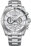 Citizen AN8200-50A Herrenuhr Chronograph Stahl/Silberfarben
