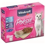 Vitakraft Katzenfutter Poesie DeliSauce, Multipack Fisch - 6 Beutel
