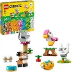 LEGO Classic Kreative Tiere, Box mit bunten Steinen, Baue Spielzeug-Tierfiguren aus