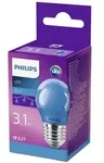 Philips 929001394101, 3,1 W, E27, 10000 h, Blau