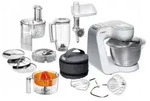 Bosch MUM 54251 Styline K&uuml;chenmaschine weiss silber - Silber/Wei&szlig;