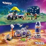 LEGO Friends Mars-Raumbasis mit Rakete, Weltraum-Spielzeug mit Space Shuttle und 4