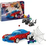 LEGO Marvel Spider-Mans Rennauto & Venom Green Goblin, Spidey-Spielzeug f&uuml;r