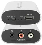 FeinTech VMA00102 HDMI ARC Audio Extractor Adapter f&uuml;r TV mit...
