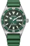 Citizen Uhr NY0121-09XE Automatik gr&uuml;n 41mm - Silber