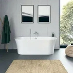 Duravit DU DuraSenja Badewanne Vorwand, Oval, Wei&szlig;, Acryl, 1700x800x585, RS 2, inkl.