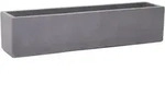 VIVANNO Blumenkasten Beton FLOBO Kasten, Grau matt - 80x18x18 cm - Grau