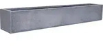 VIVANNO Blumenkasten Fiberglas FLOBO Kasten, Betongrau Beton-Design - 100x17x15 cm -