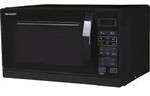 Sharp R642BKW Mikrowelle 20L 2in1 800W 6Automatikprogramme T&uuml;rbeleuchtung - Schwarz