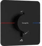 HansGrohe ShowerSelect Com.Q TH UP 1AV 1Ausg MSW Matt Black, 15589670 - Schwarz