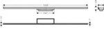 HANSGROHE 56223000 Fertigset RainDrain Minimalistic