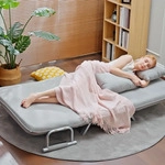 HOMCOM 3 in 1 Schlafsofa Schlafcouch 2 Sitzer 185x105cm Hellgrau - Hellgrau