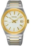 Seiko SUR558P1 Herren-Quarzuhr Bicolor - Silber