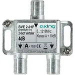 AXING 2fach Verteiler BVE 2-01P 5-1218MHz brummentkoppelt Kl.A+ Vodafone