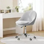 SONGMICS Homeoffice Stuhl, Drehstuhl, Schreibtischstuhl, grau - Grau