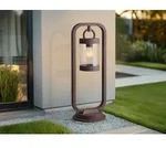 LED Wegeleuchte, Laterne zur Gartenbeleuchtung, Wegbeleuchtung Rostoptik, 60cm -