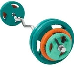GORILLA SPORTS&reg; Langhantel Set 35kg - SZ Curlstange 120cm, Gewichte 2x1,25kg /