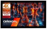 celexon basic Rahmen-Leinwand 90" | 200x113 cm 16:9 | 4K Full HD 3D | Beamerleinwand
