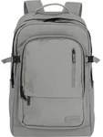 travelite Freizeitrucksack Rucksack mit Laptopfach Basic Backpack 28L Light Gray grau