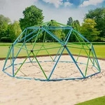 Kletterger&uuml;st 360x360x180cm DomeClimber Kinder Kletterkuppel Geodome 12FT -