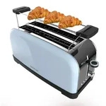 Cecotec Toastin' time 1500 Blue, 4 Scheibe(n), Blau, Edelstahl, Tasten, Niveau,