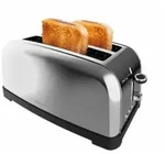 Cecotec Toastin' time 1500, 4 Scheibe(n), Edelstahl, Edelstahl, Tasten, Niveau,