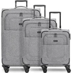 REDOLZ Essentials 12 Trolley-Set 3-teilig Grey grau 55cm - Grau
