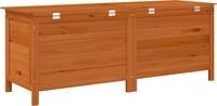vidaXL Gartentruhe Braun 150x50x56,5 cm Massivholz Tanne