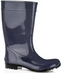 LEMIGO Damen Gummistiefel Wasserdicht Hohe Regenstiefel 967 ILSE (Marineblau,...