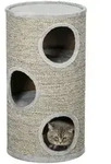 PawHut Kratztonne, H&ouml;he 70 cm, Spieltonne f&uuml;r Katzen, 3 Ebenen,...