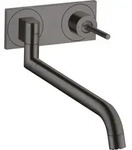 HansGrohe 38815340, hansgrohe Sp&uuml;ltisch-Wandeinhebelmischer Axor Uno UP, brushed