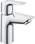Grohe BauEdge Einhand-Waschtischbatterie, S-Size, Ausladung 95mm, Push-Open