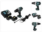 Makita DHP 458 RM Akku Schlagbohrschrauber 18 V 91 Nm + 2x Akku 4,0 Ah +...