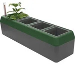 BioGreen Kr&auml;uterbeet "PROVENCE" f&uuml;r die Fensterbank mit 4 herausnehmbaren T&ouml;pfen