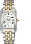 Seiko SWR087P1 Damenuhr Rechteckig Zweifarbig - Silber