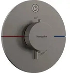 Fertigmontageset ShowerSelect Comfort S Thermostat, UP brushed black chrome brushed