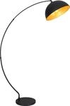 Globo Lighting Stehleuchte Metall schwarz matt, 1x E27