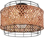 Globo Lighting Deckenleuchte Metall schwarz, 1x E27 - Schwarz